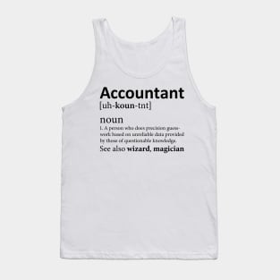 Funny Accountant Definition Tank Top